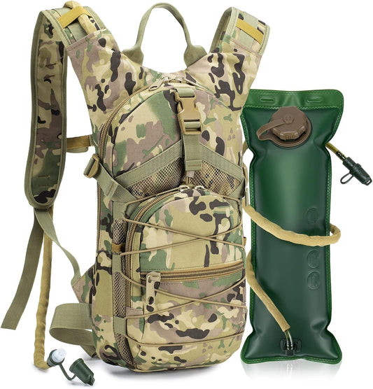 Tactical Hydration Pack Backpack Military Daypack Water Backpack with