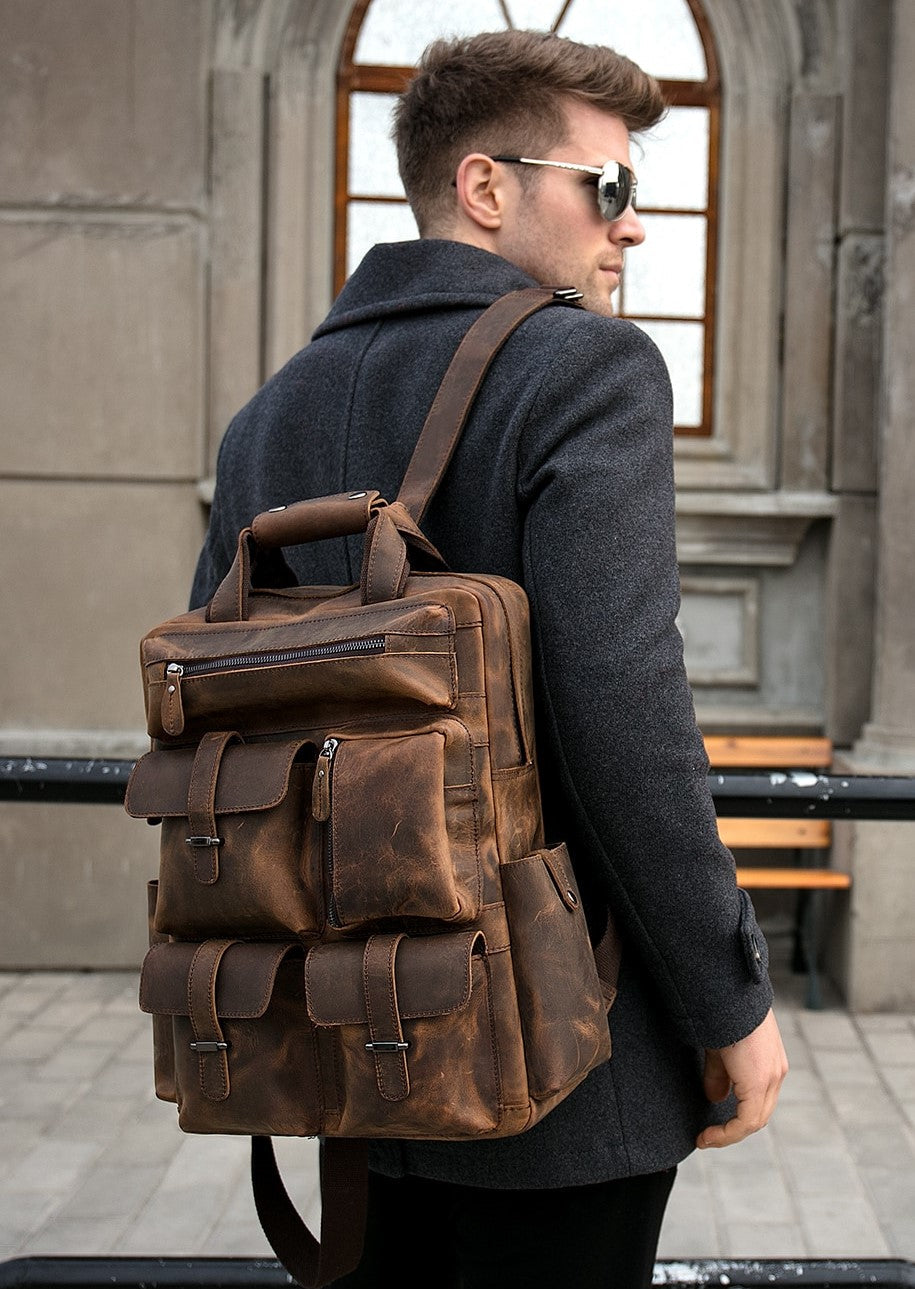 The Shelby Backpack | Handmade Genuine Leather Backpack