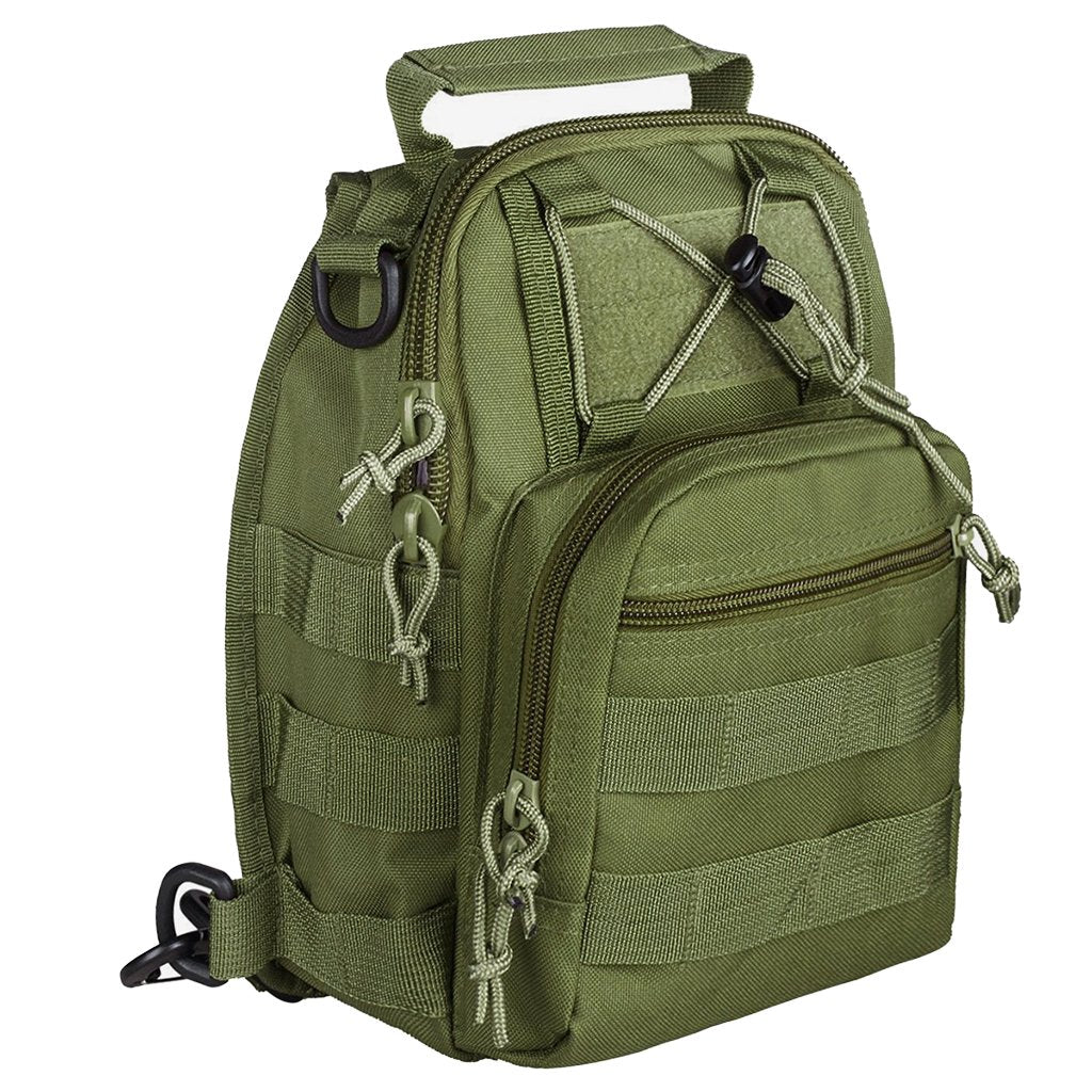 Tactical Military Sling Backpack Shoulder Bag Molle Outdoor Daypack Ba