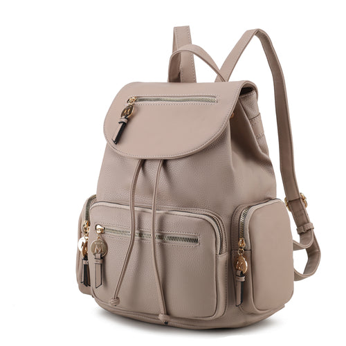 MKF Collection Ivanna Vegan Leather Women Oversize Backpack by Mia K