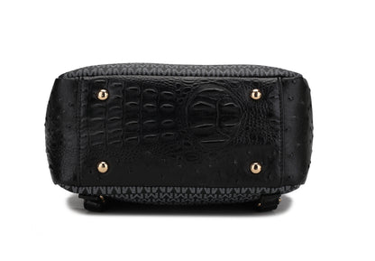 Leidy M Signature/Croco Backpack