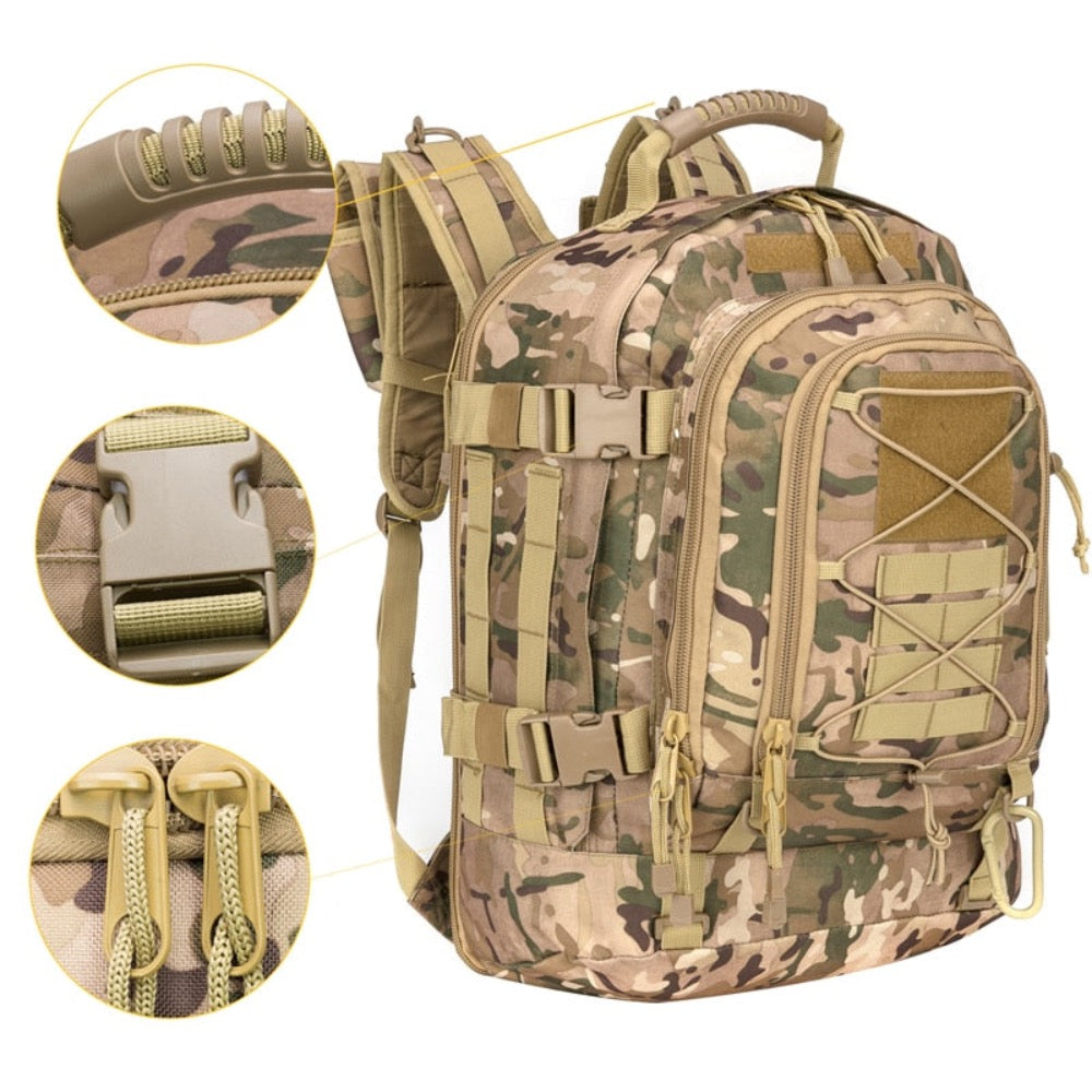 Large Capacity Waterproof Camping Outdoor Backpack