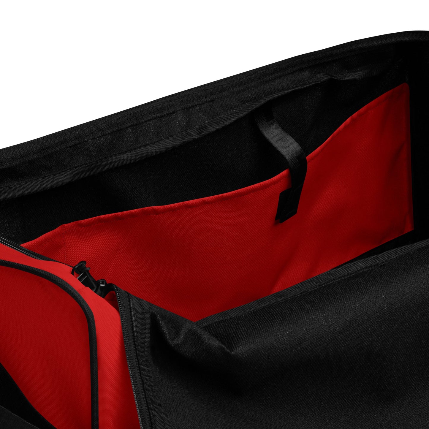 Duffle Bag with Adjustable Padded Shoulder Strap - Red