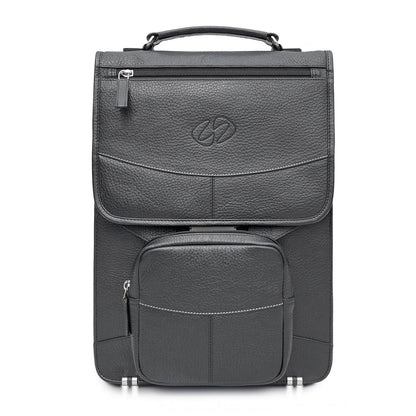 MacCase Premium Leather Briefcase Backpack