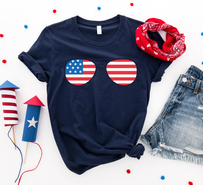 4th Of July Sunglasses T-shirt