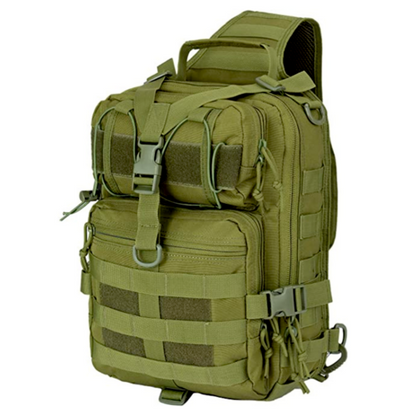 Tactical Military Sling Backpack 15L Shoulder Bag Molle Outdoor Pack