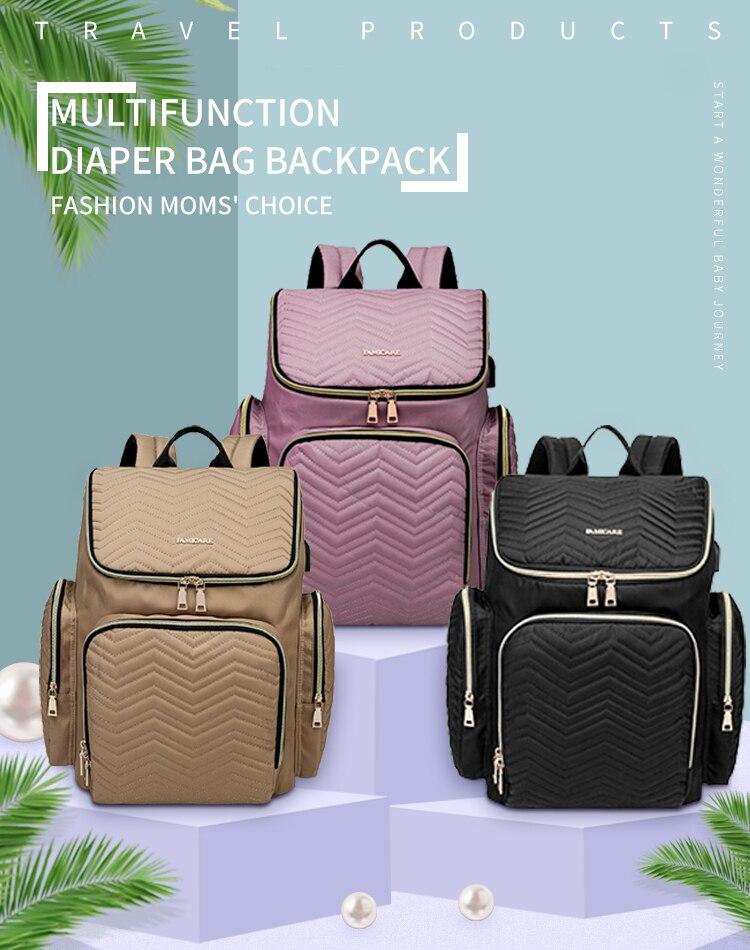 Baby Diaper Bag Backpack Stroller Bags Waterproof Women Maternity