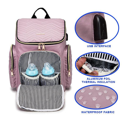 Baby Diaper Bag Backpack Stroller Bags Waterproof Women Maternity