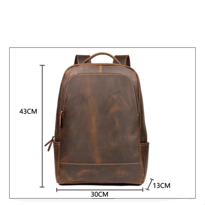 The Vernon Backpack | Genuine Vintage Leather Minimalist Backpack