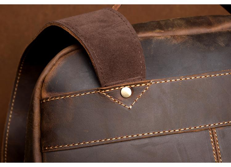 The Vernon Backpack | Genuine Vintage Leather Minimalist Backpack