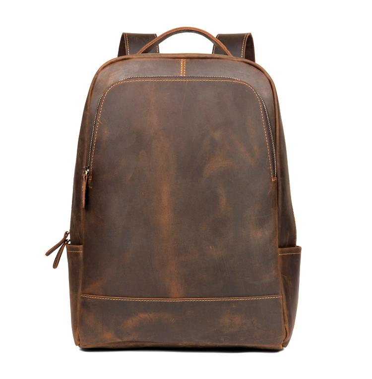 The Vernon Backpack | Genuine Vintage Leather Minimalist Backpack